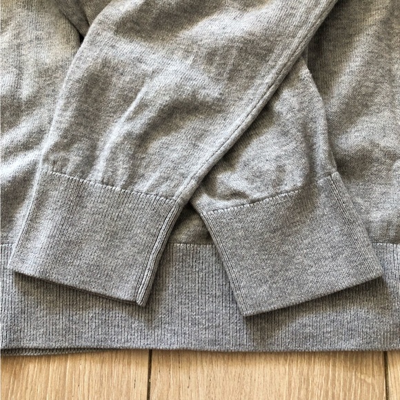 Uniqlo Cotton Wool Light Sweater in Light Grey Size M - Picture 5 of 9